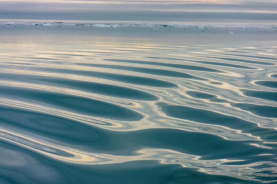 Ripples Pattern, Bering Sea, Russia Far Photograph by Keren Su