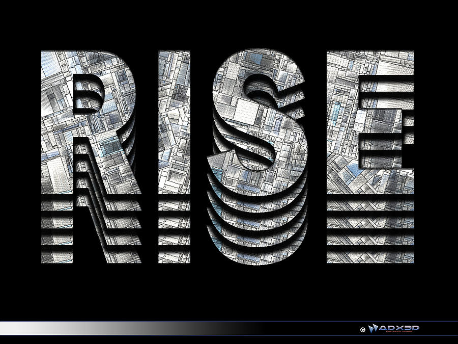 Rise Digital Art - Rise by Andrew Selby
