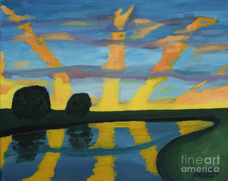 Rise And Shine Painting by Annette M Stevenson