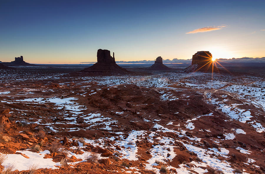 Monument Valley Photograph - Rise and shine  by Tassanee Angiolillo