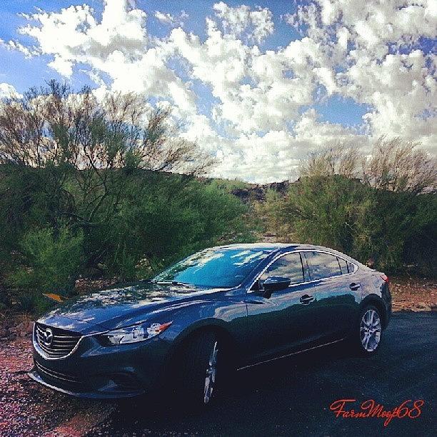 Paradise Photograph - #rise #scenic #clouds #desert #mazda 6 by Dave Moore