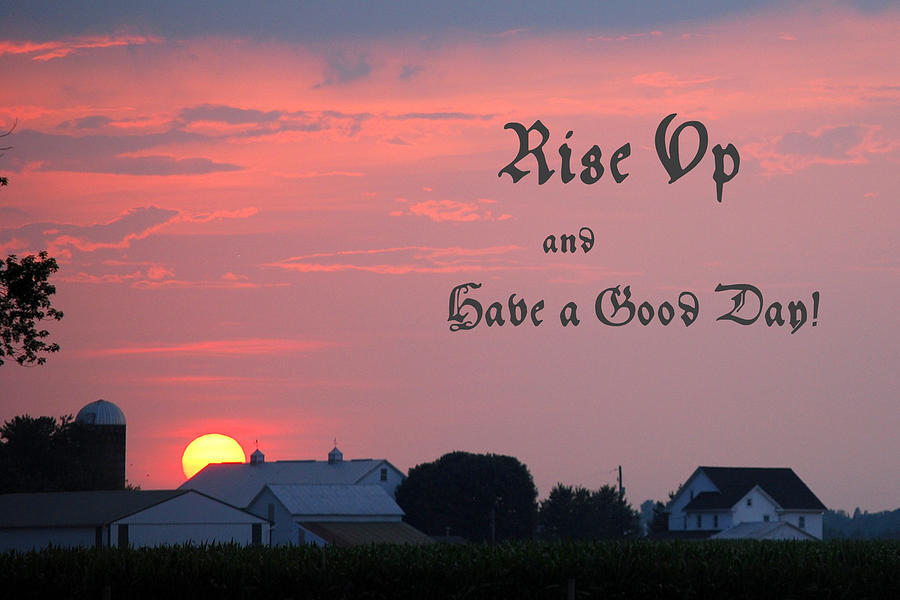 Sunset Photograph - Rise Up by Mary Beth Landis
