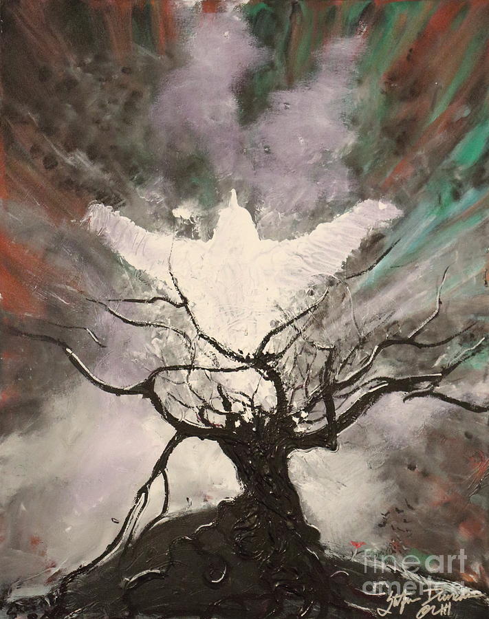 Rising From The Ash Painting by Stefan Duncan