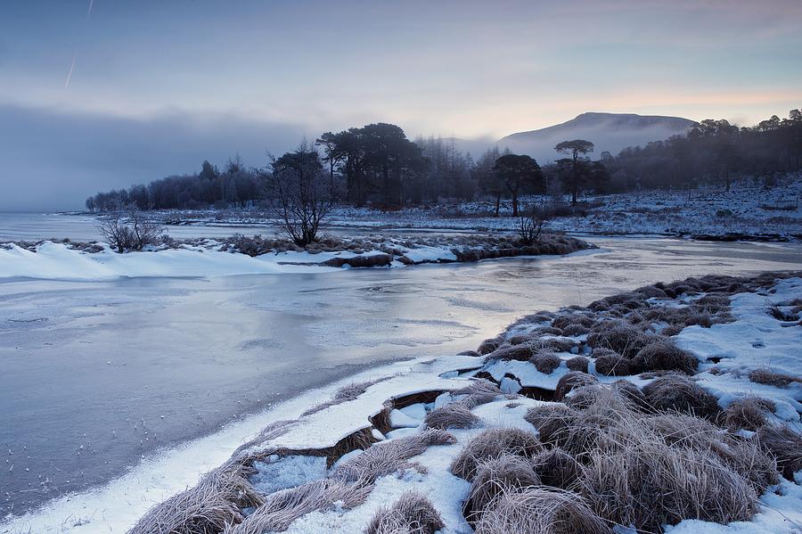 Rising Mist on Loch Tulla Photograph by Stephen Taylor