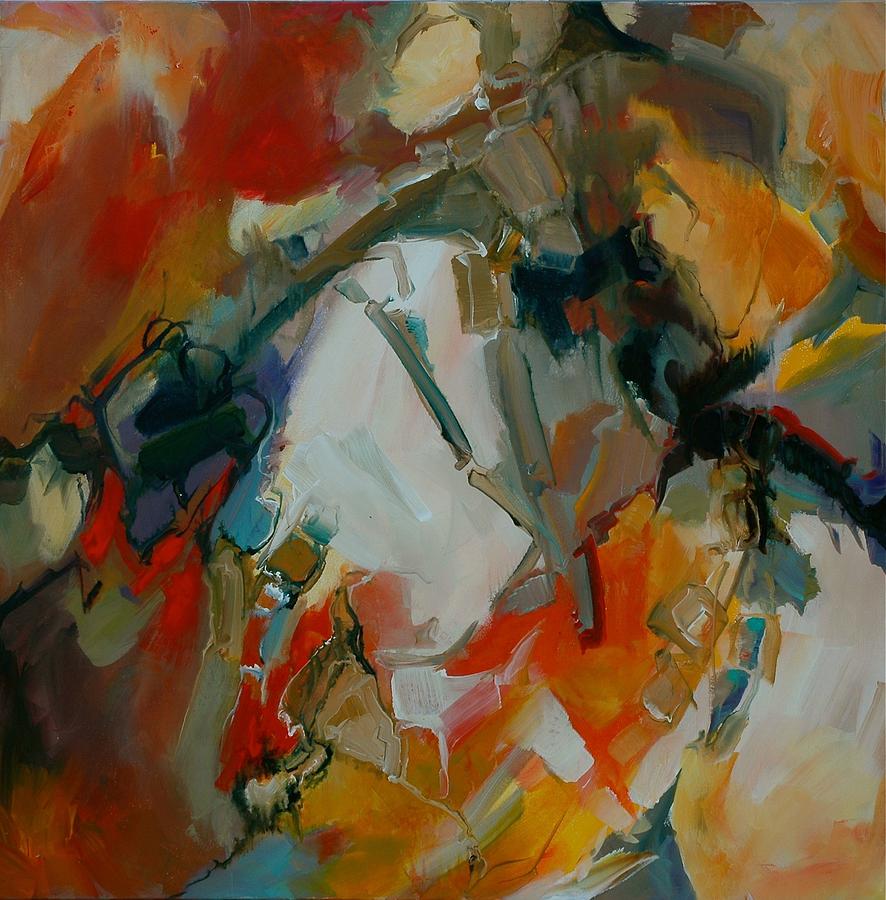 Risk Assessment Painting by Jane Tracy