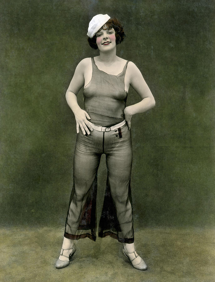 Risque Girl In Sailor Cap Photograph By Underwood Archives Pixels
