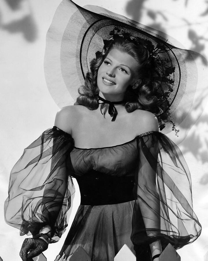 Rita Hayworth In Balck Dress Photograph By Retro Images Archive