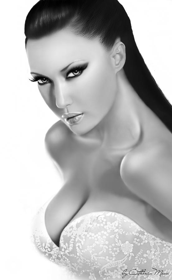 Beautiful Digital Art - Rita Lukin by Catherin Moon Beautiful Digital Art - Rita Lukin by Catherin Moon