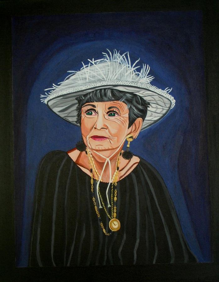 Rita of Queen Street Painting by Sandra Marie Adams