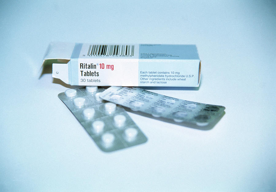 Ritalin Stimulant Pills Photograph by Tracy Rutter/science Photo Library