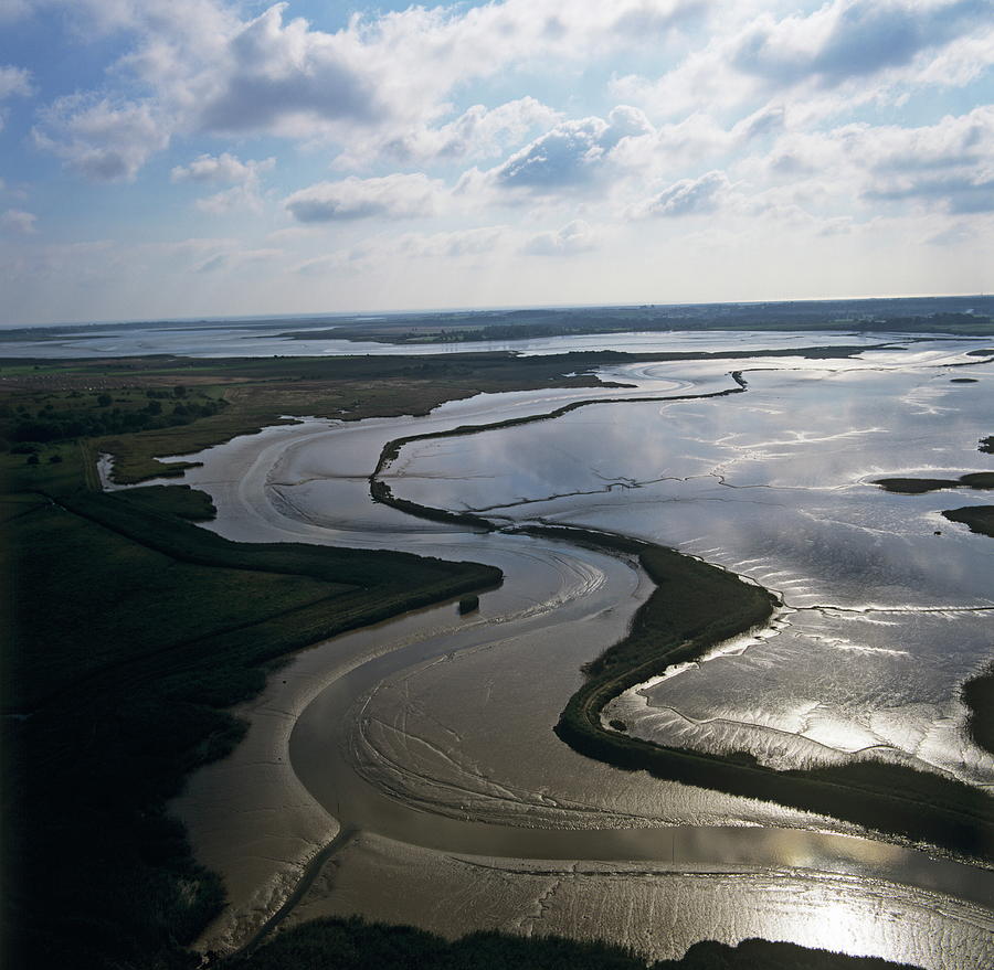 River Alde Estuary Photograph by Skyscan/science Photo Library