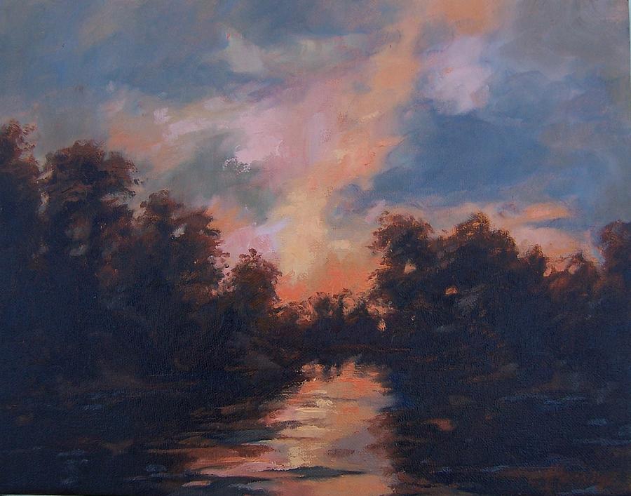 River Painting by Amanda Mensing - Fine Art America