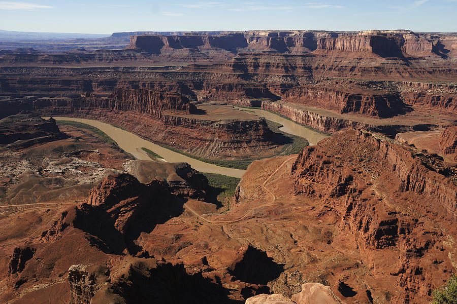 River And Sandstone Buttes Canyonlands Photograph by Hiroya Minakuchi