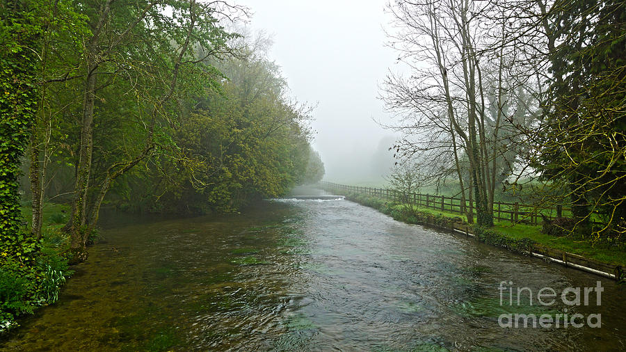 River Anton Digital Art by Andrew Middleton