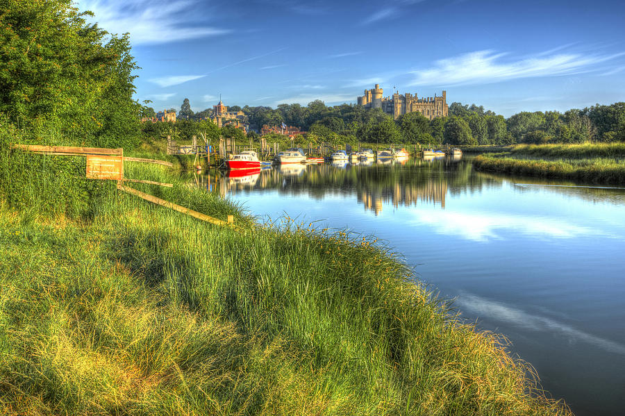 River Arun and Arundel Castle Photograph by Hazy Apple