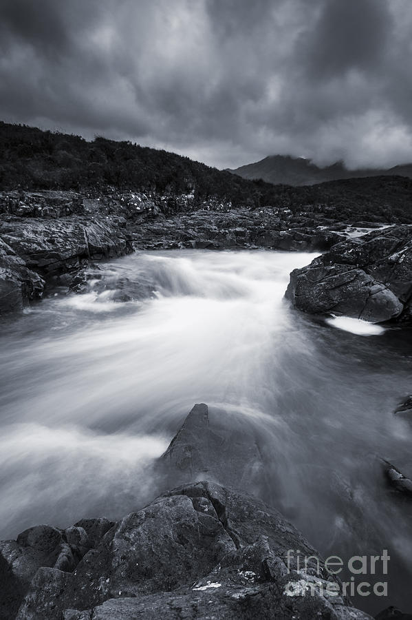 River at Sligachan Photograph by David Lichtneker