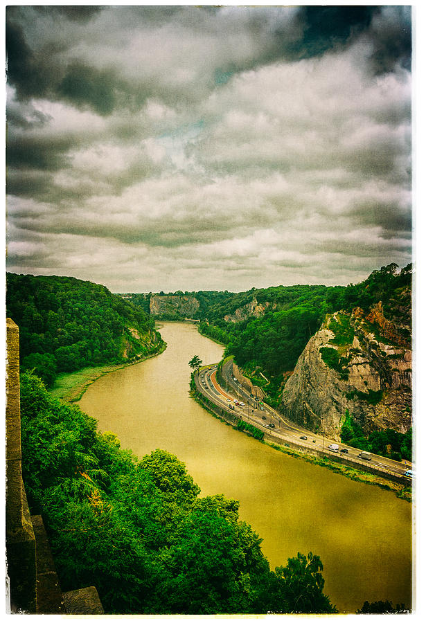River Avon Curvature as seen from Clifton Suspension Bridge Photograph by Lenny Carter