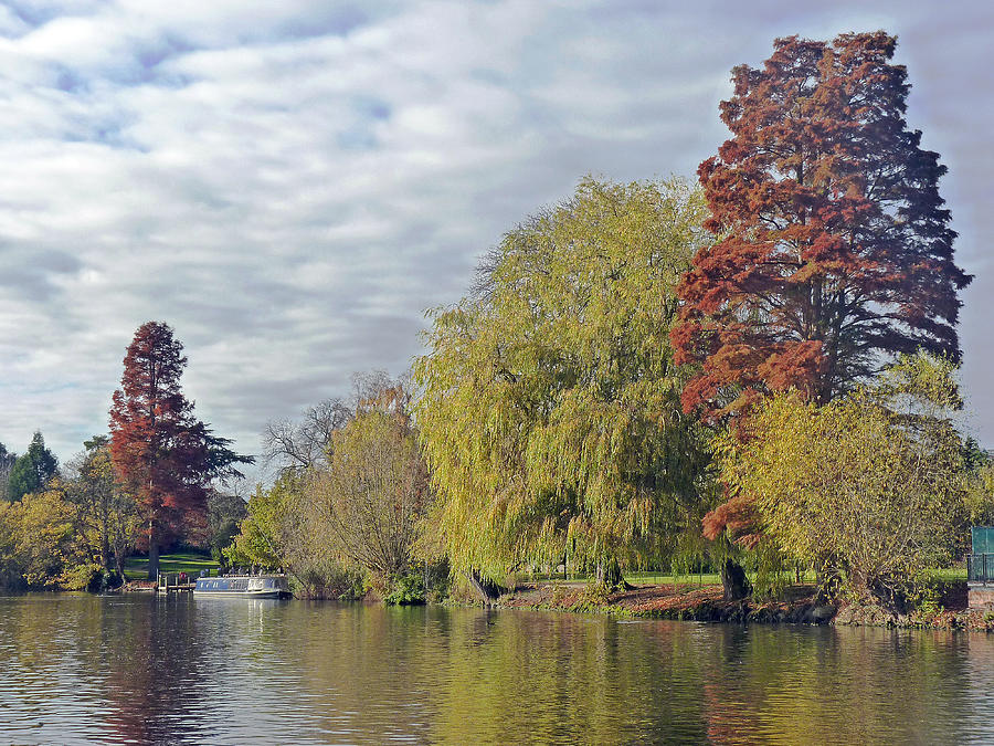 River Avon in Autumn Photograph by Tony Murtagh
