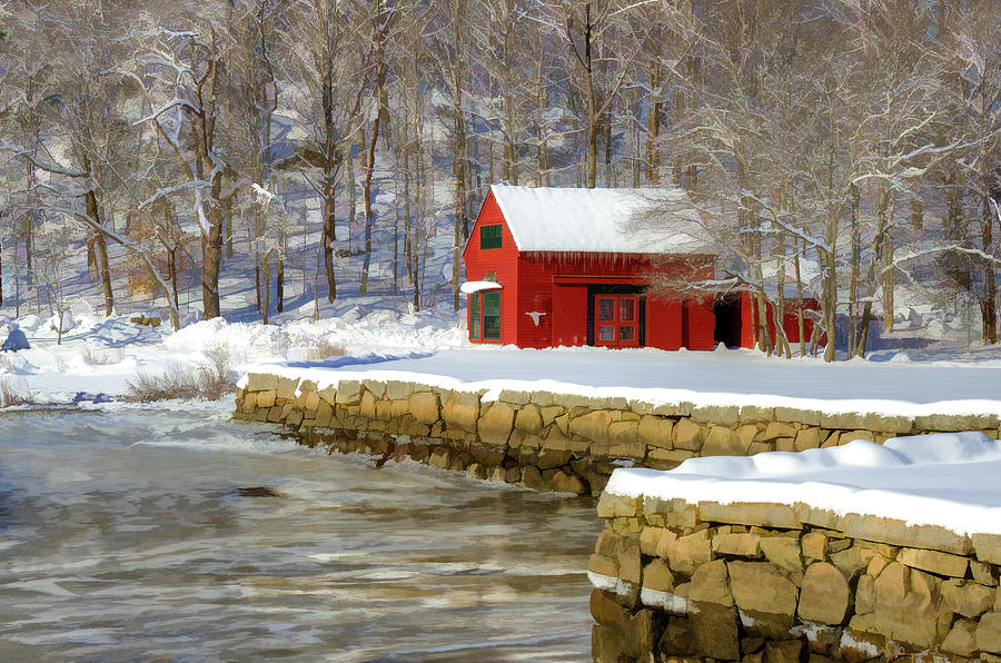 River Barn Photograph by Donna Doherty