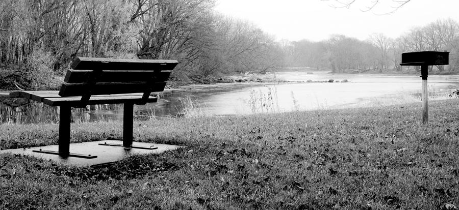 River Bench Photograph by Bonfire Photography | Fine Art America