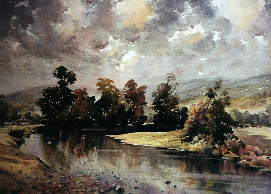 River Blackwater County Waterford Ireland Painting by Keith Thompson