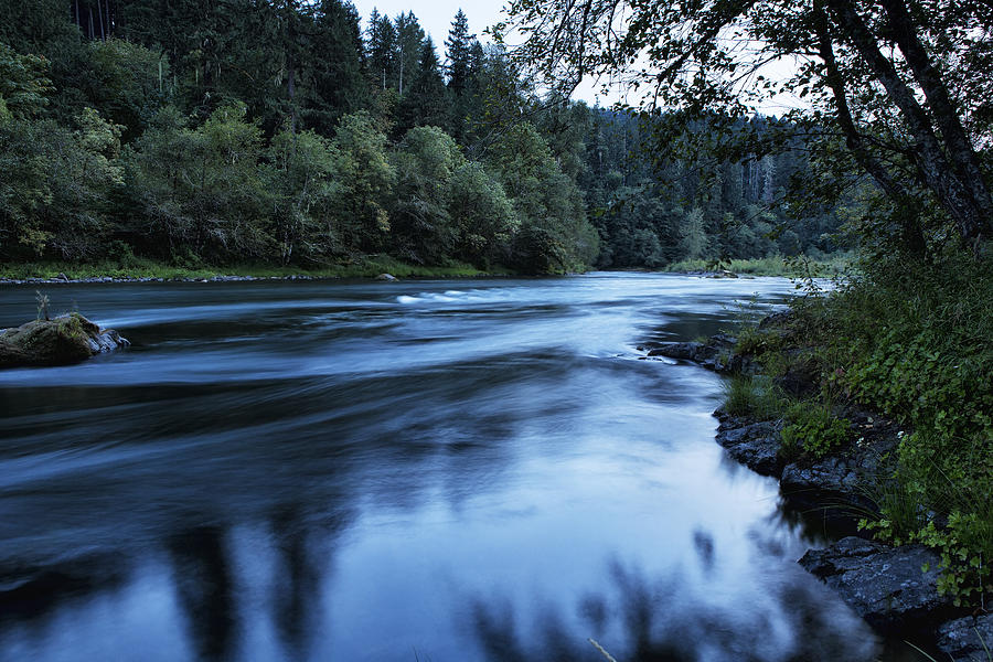 River Blue Photograph by Belinda Greb