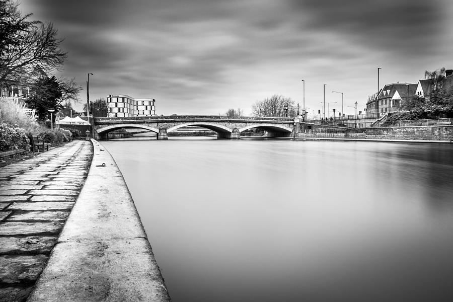 River Photograph - River Bridge. by Gary Gillette River Photograph - River Bridge. by Gary Gillette