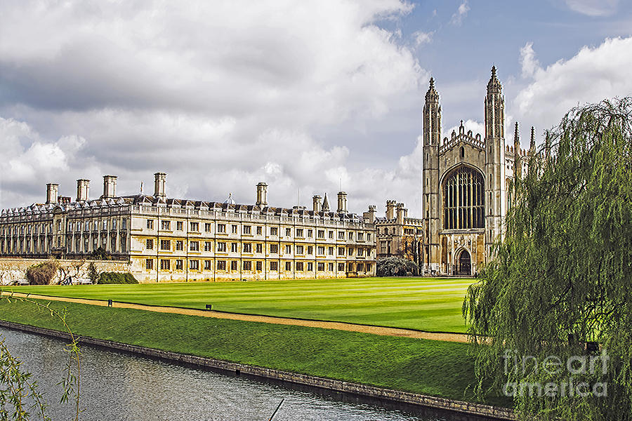 River Cam and Kings College Chapel Photograph by Elvis Vaughn