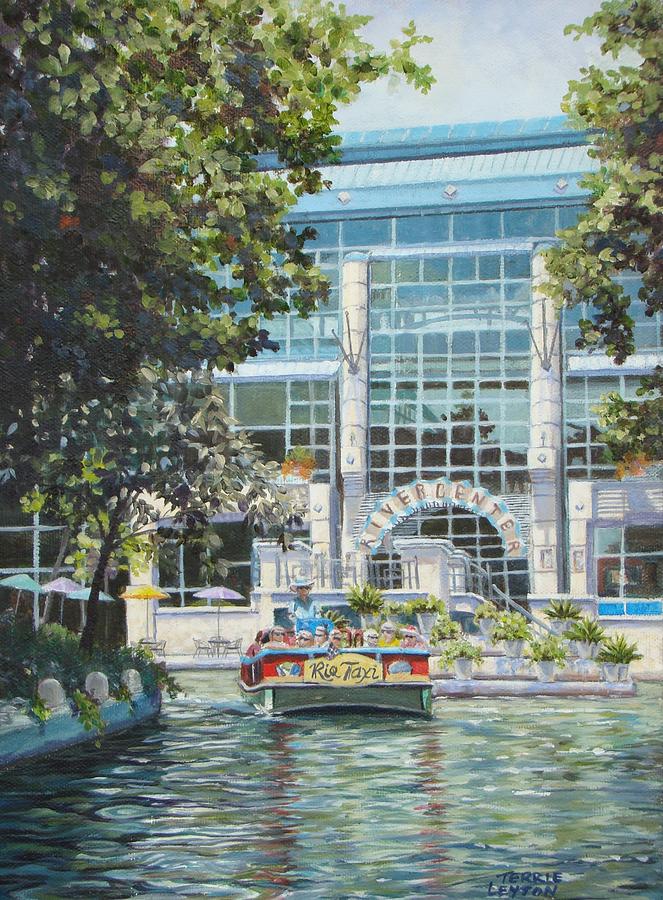 San Antonio Painting - River Center Mall by Terrie Leyton