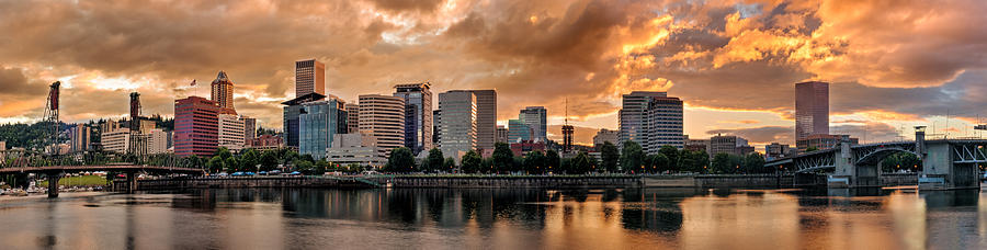 Portland Photograph - River City by Brian Bonham
