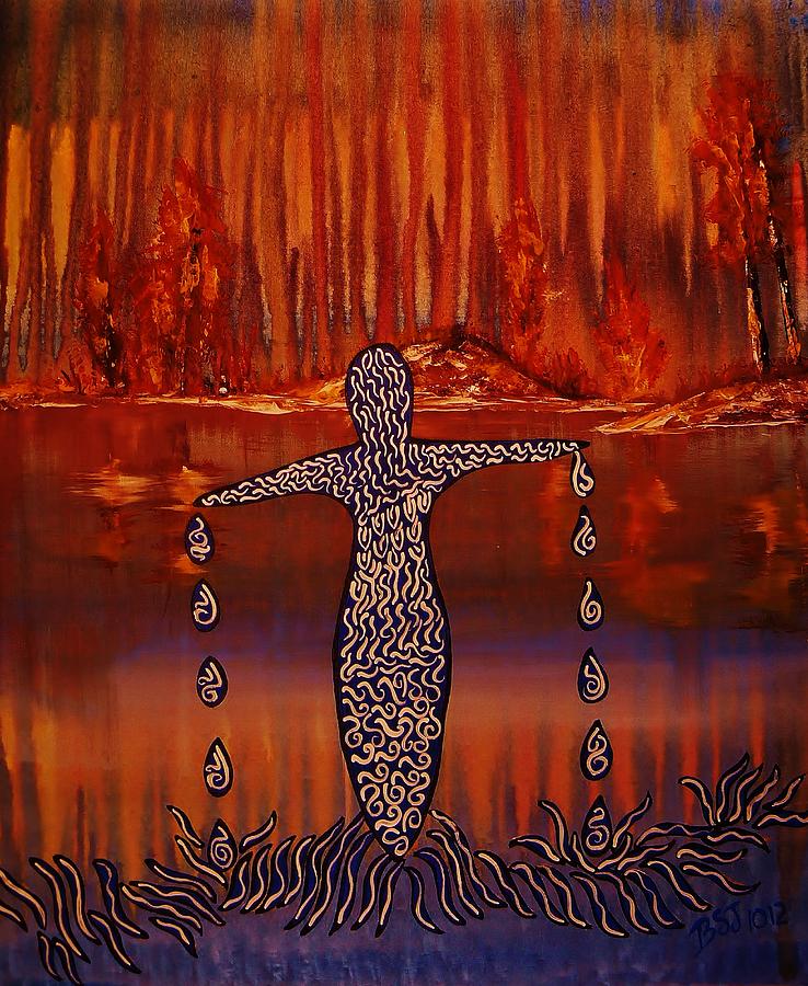 River Dance Painting by Barbara St Jean