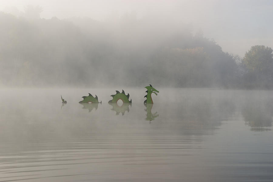 River Dragon in Fog Photograph by Gregory Scott