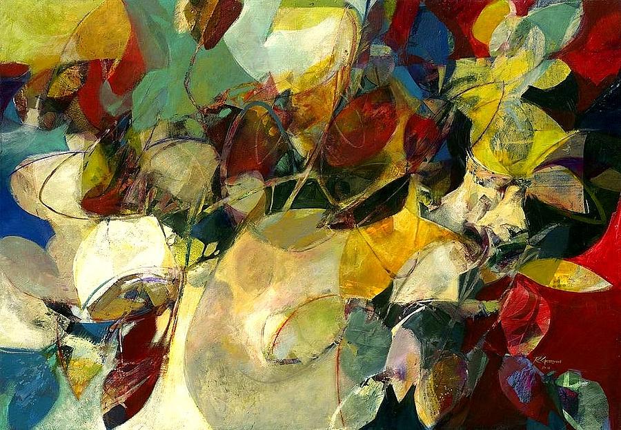 Abstract Painting - River Edge by Ron Gordon Abstract Painting - River Edge by Ron Gordon