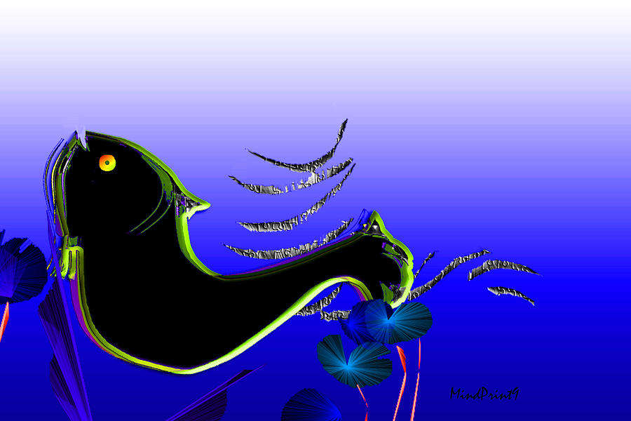 River Fish Digital Art by Asok Mukhopadhyay