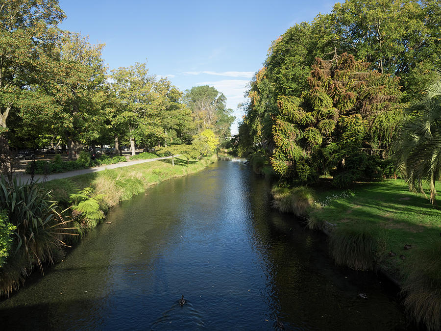 River Flowing Through A Park, Hagley Photograph by Panoramic Images ...