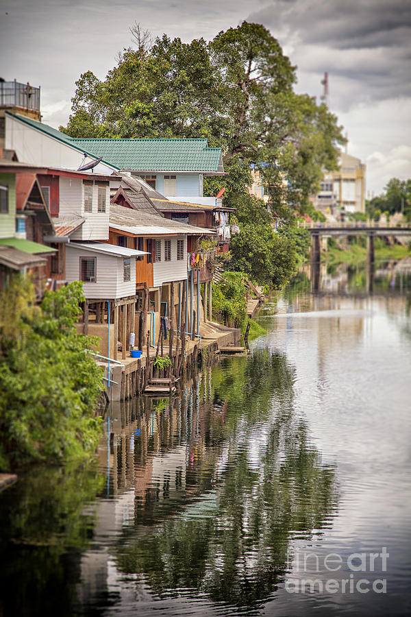 River homes in Thailand Photograph by Sophie McAulay - Pixels