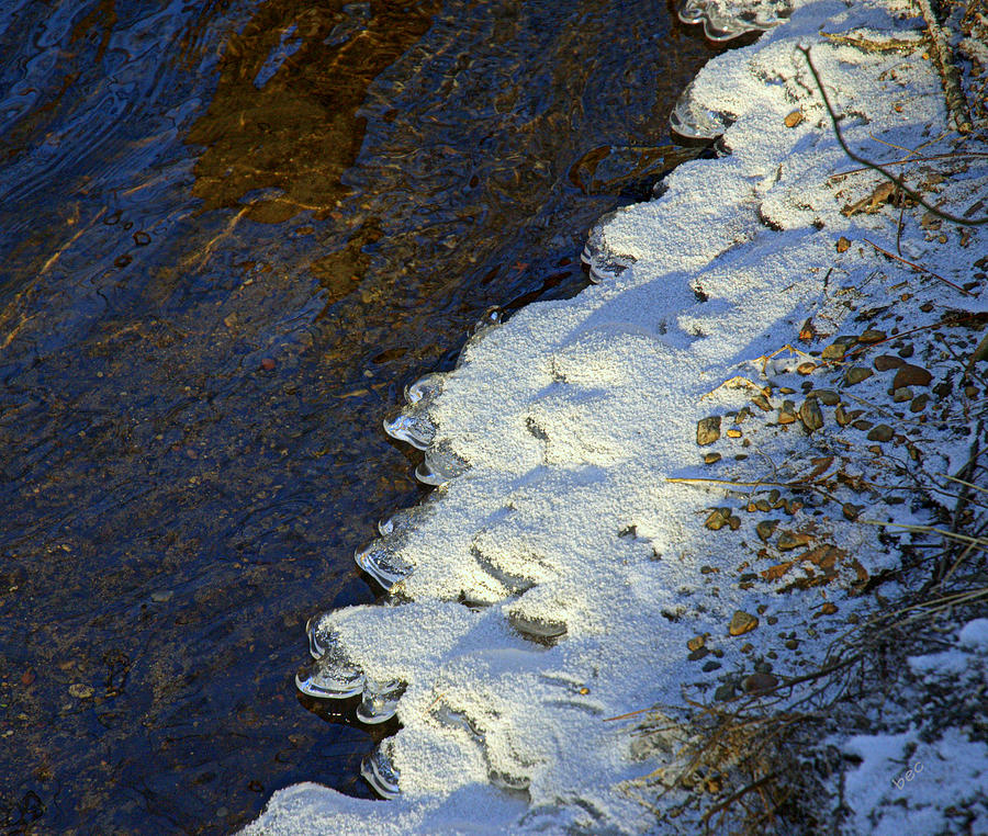 River ice Photograph by Bruce Carpenter