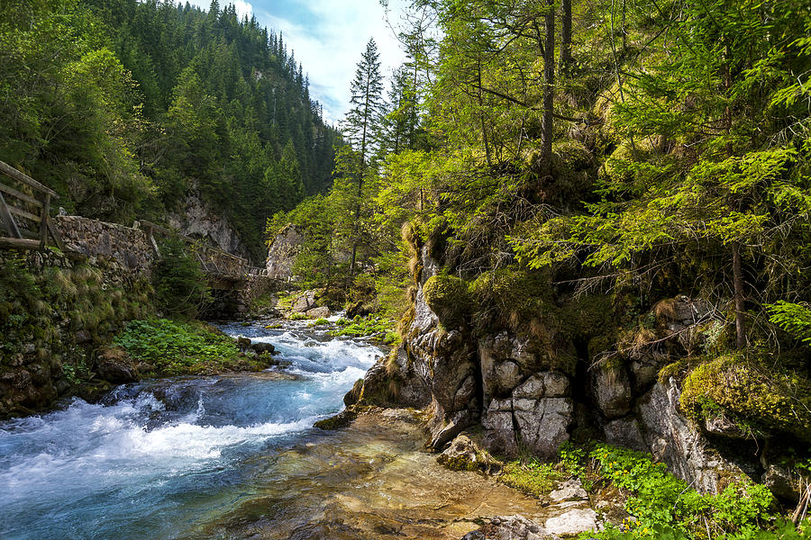 River in Polish mountains Photograph by Avalon_Studio