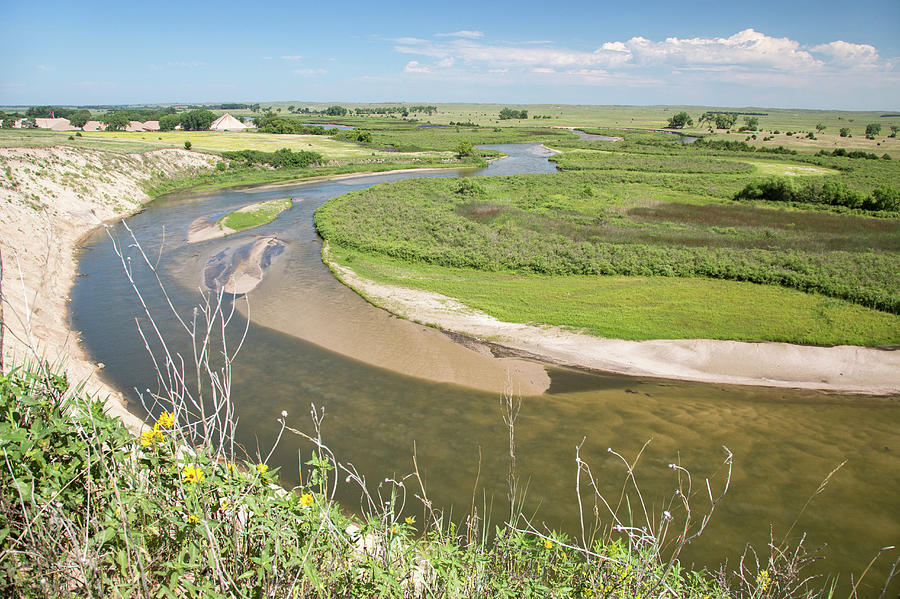 Summer Photograph - River In The Nebraska Sandhills by Jim West