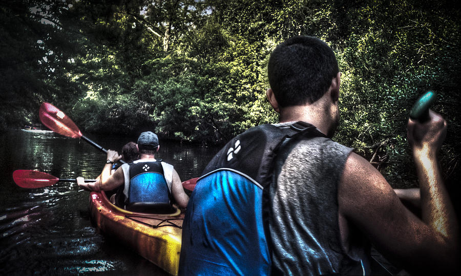 River Kayaking Photograph by Deborah Klubertanz