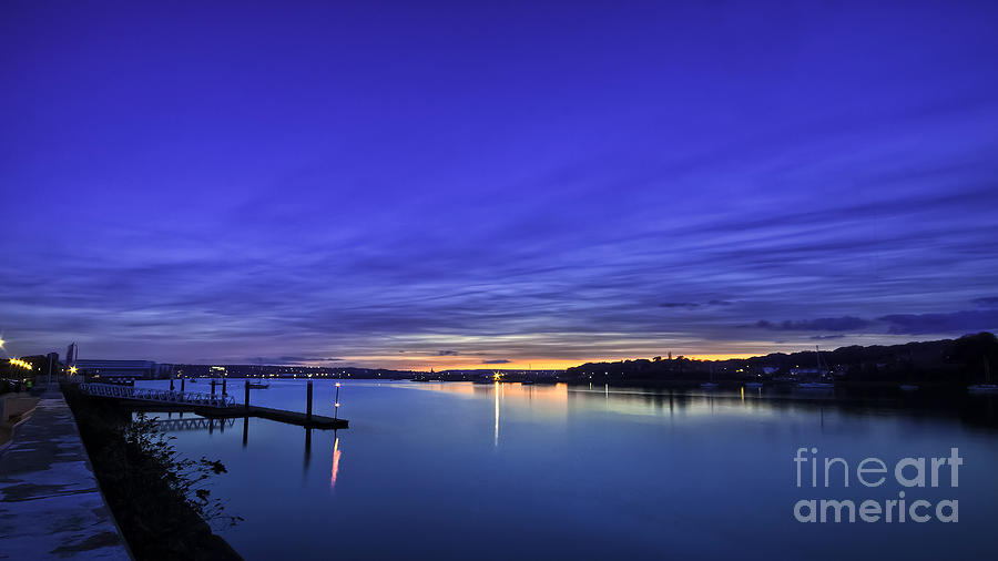 River Medway Blue Hour Photograph
