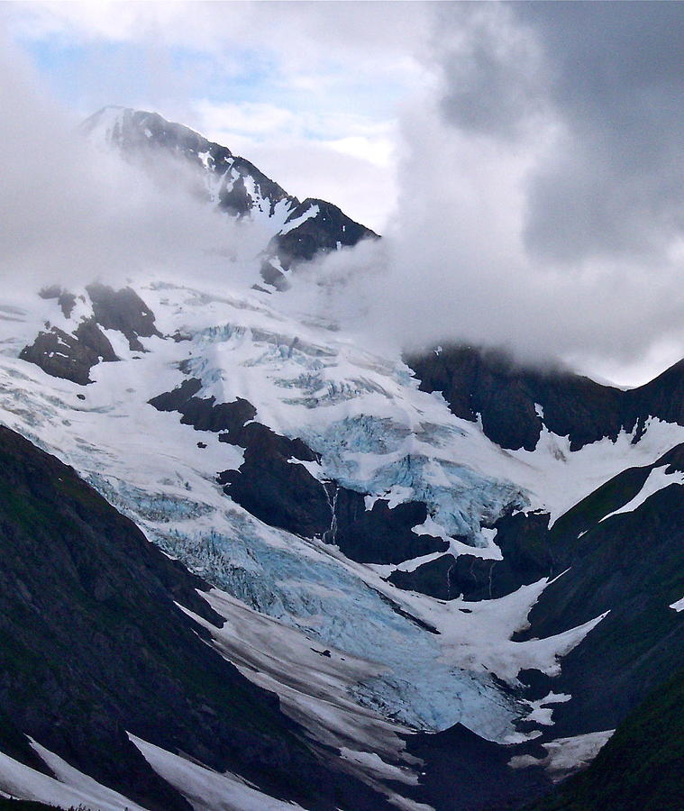 River Of Blue Ice Photograph by Sarah Pecinovsky - Fine Art America