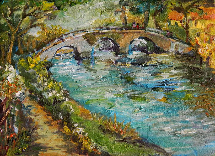 River Path Painting by L R B