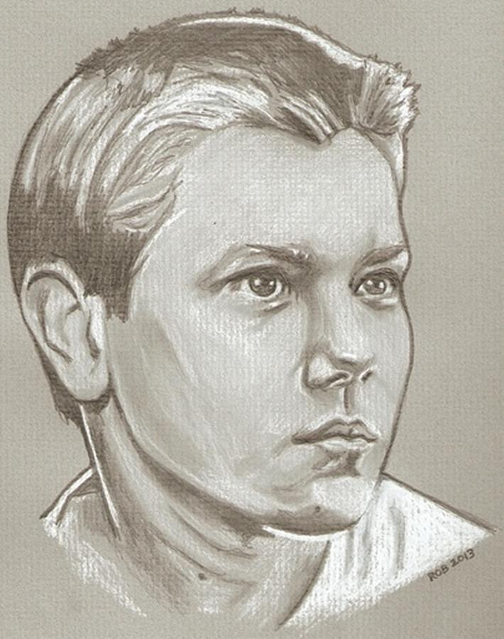 River Phoenix drawing Drawing by Robert Crandall | Fine Art America