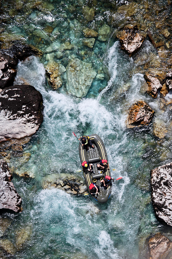 River rafting Photograph by Patrick Frauchiger