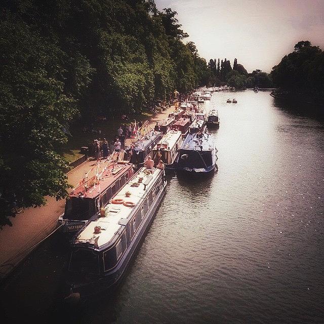 Boat Photograph - #river #riveravon #riverfestival by Pamela Harridine
