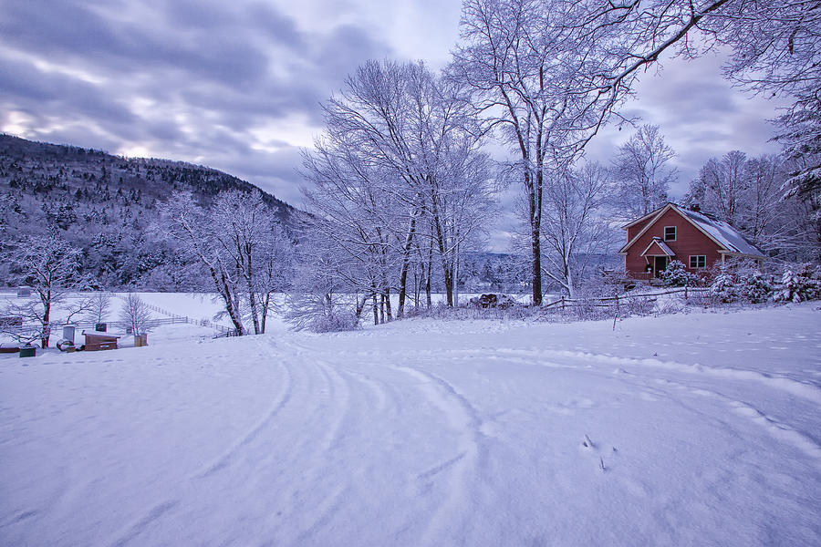 River Road Winter Photograph by Tom Singleton