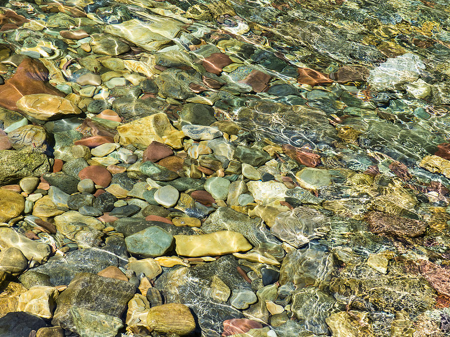 River Rocks Photograph by Dean Ginther