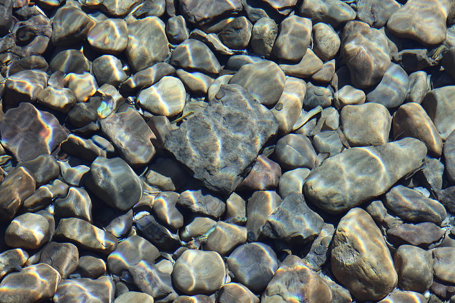 River Rocks One Photograph by Chris Thomas