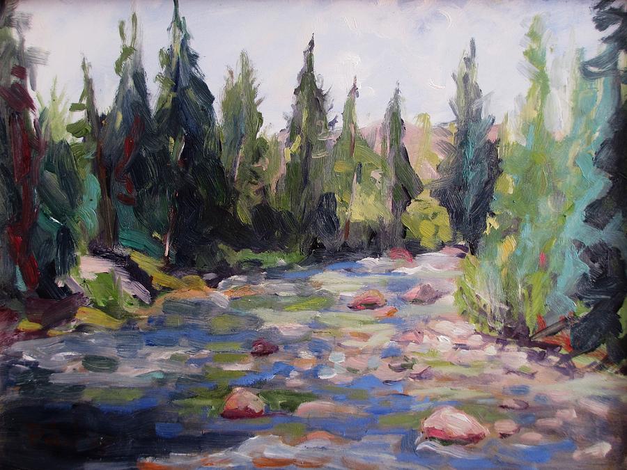 River Run Painting by Patricia Maguire